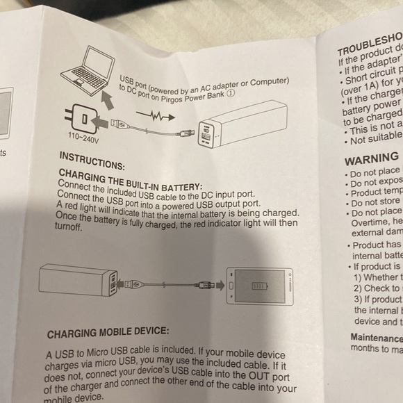 POWER BANK TO CHARGE YOUR CELL HOUSTON TEXANS - Picture 7 of 8